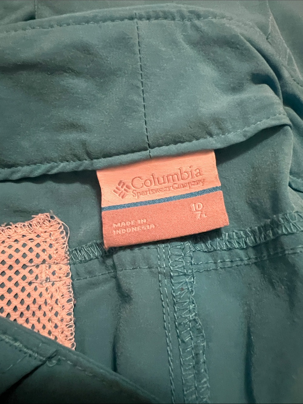 Columbia Teal Athletic Shorts - Women's - Picture 2 of 3